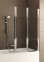 Шторка для ванни, скло прозоре, профіль хром мат., товщина скла - 4мм Armatura Standart 170-06954P